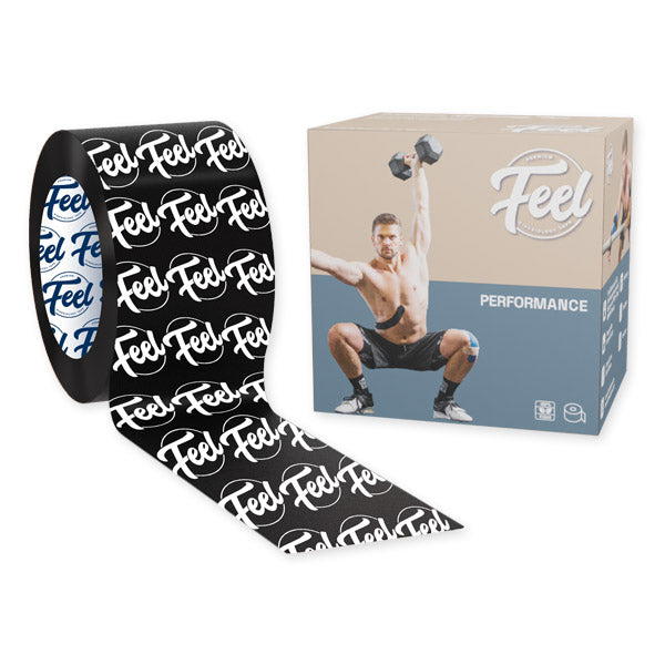 Feel Performance Tape - 2" x 16' - Black Logo